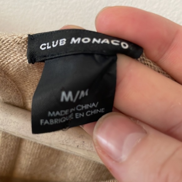 Club Monaco 100% merino wool mini sweater dress - Picture 2 of 5